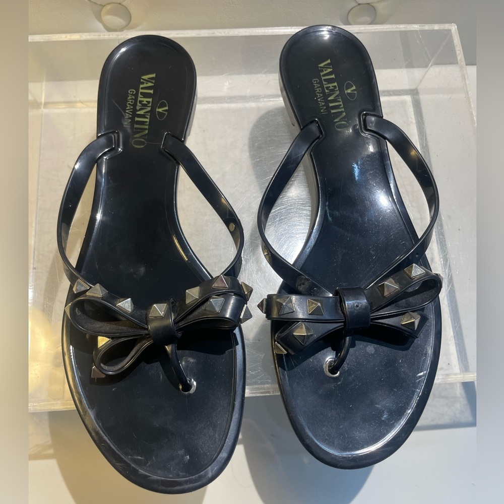 Valentino Garavani Rock stud jelly sándals sz 40